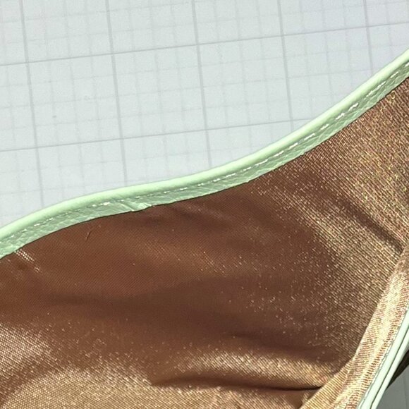 Moterm 6 Ring Sage Green Leather Compact Planner Wallet Binder w/Bag+Flyleaf+Pgs - Picture 9 of 10